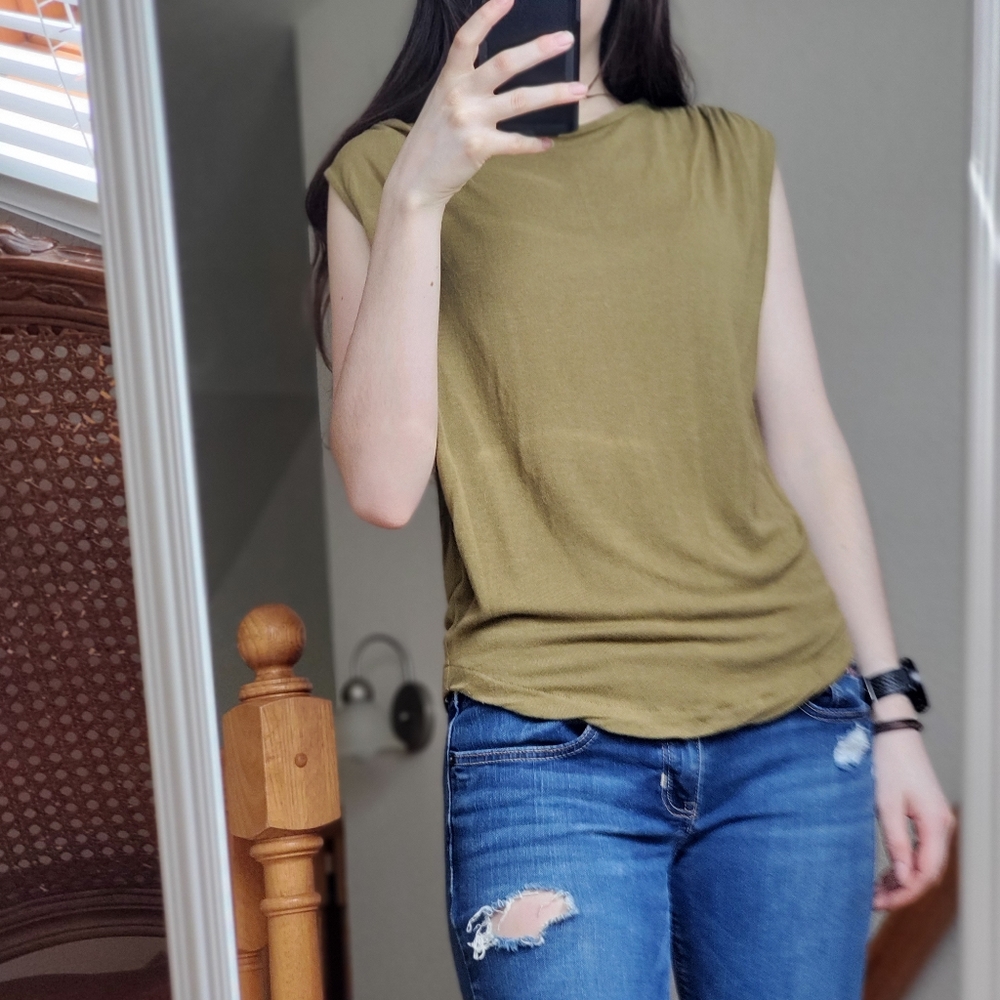 POLO Ralph Lauren Green Sleevelsss Top